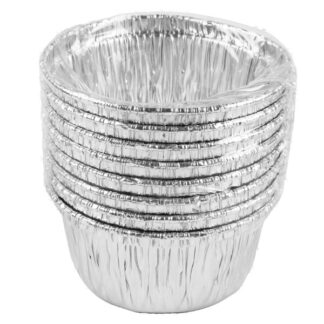 Durable Aluminum Cupcake/Custard Cup 8 Pk
