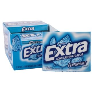Extra Single Serve Peppermint Gum 15 Pc