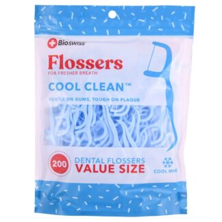 Bioswiss Floss Toothpick Cool Clean 200 Pc