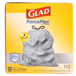 Glad Tall Kitchen Drawstring Bags 13Gal 110 Ct