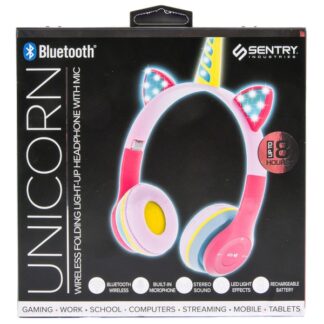 Sentry Light Up Unicorn Headphones Wireless