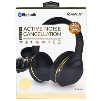 Sentry Folding Headphone Noise Cancel Black