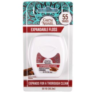 Guru Nanda Expand Dental Floss Cinnamon 50 Yds