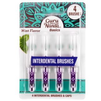 Guru Nanda Interdental Brushes Mint 4 Pk
