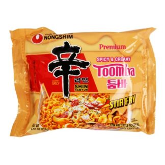 Nongshim Stir Fry Noodles Spicy&Crmy 4Pk 19.3 Oz
