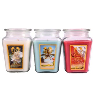 Diamond Jar Candle Asst 18 Oz