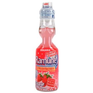 Ramune Sangaria Strawberry Drink 6.76 Oz