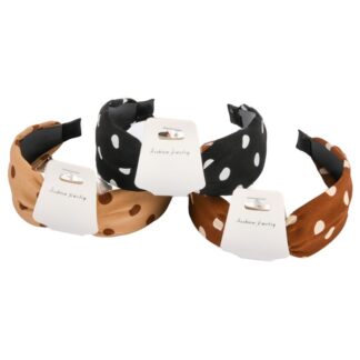 Headband Polka Dots Asst Color
