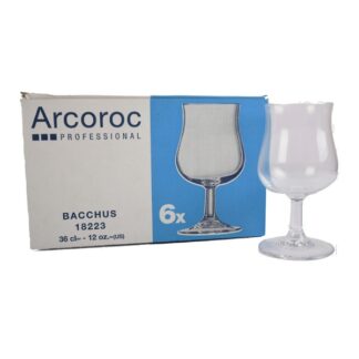 Wine Glass 6Pc Set Clear 13.5 Oz