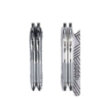 Bazic Ciel Chroma Retrac Pen Black Ink 2 Ct