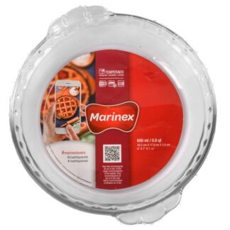 Marinex Tempered Glass Pie Dish .6 Qt