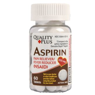 Quality Plus Aspirin 325Mg 60 Ct