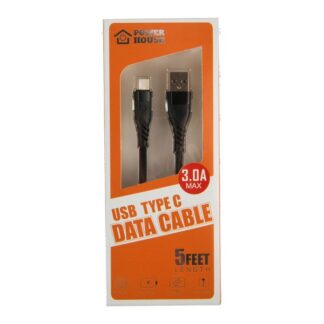 Power House Usb Type C Data Cable 5 Ft