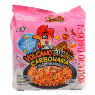 Paldo Chicken Noodle Volcano Carbonara 4.59 Oz