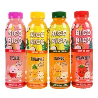 Nico Nico Nata De Coco Drink Variety Pk 0.5 Lts