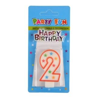 Candle Birthday + Decoration Number-2