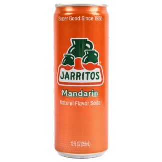 Jarritos Mandarin Soda 12 Oz Can