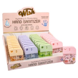 Wish Hand Sanitizer Spray 1.2 Oz Asst Pdq
