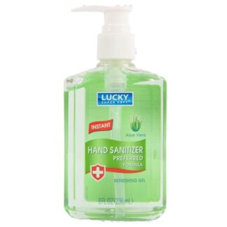 Lucky Hand Sanitizer Aloe Vera Gel 8 Oz