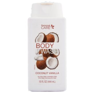 Personal Care Body Wash Coconut Vanilla 15 Oz