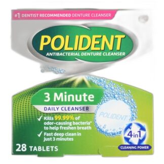Polident Denture Cleanser 28 Tablets