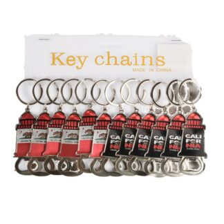Key Chain W/Bottle Opener California