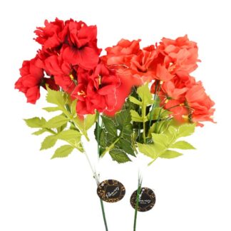 Plastic Freesia 3 Head Asst 2-Color 22.9"