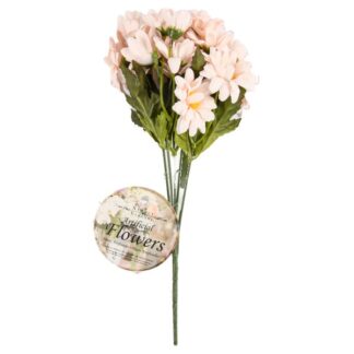 Artificial Daisy Bouquet Blush 11"