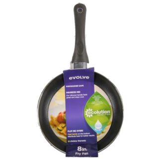 Evolve Fry Pan Non-Stick Silver/Black 8"