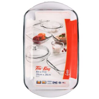 Anchor Glass Bake Dish Clear 2Qt 8"X11"