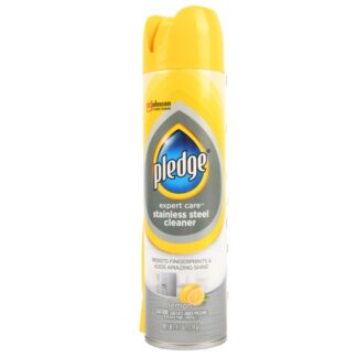 Pledge Stainless Steel Cleaner Lemon 9.7 Oz