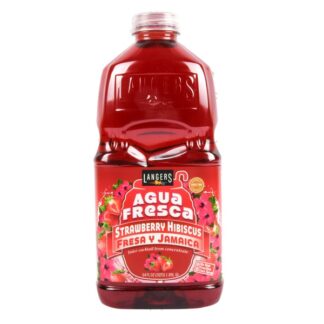 Langers Agua Fresca Straw Hibiscus Drink 64 Oz