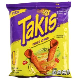 Takis Tortilla Chips Chile Limon 3.25 Oz