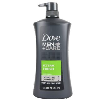 Dove Body Wash W/Pump Extra Fresh 1 Lt