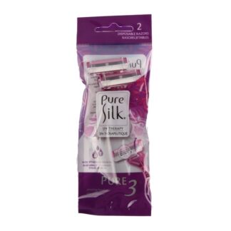 Pure Silk Women #3 Disposable Razors 2 Ct