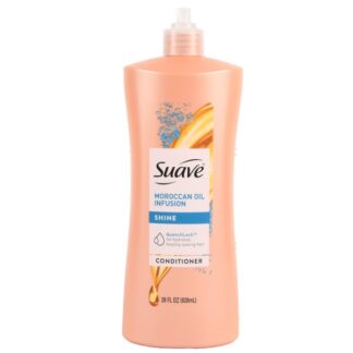 Suave Conditioner Moroccan Oil W/Pump 28 Oz
