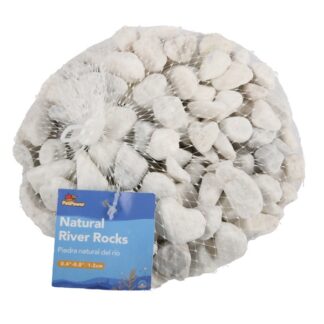 Natural River Rocks Marble White 1-2 Cm