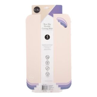 Non-Slip Flex Cutting Mats Asst 11X7X.08" 4 Pc