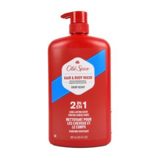 Old Spice 2 In 1 Hair & Body Crisp Scent 33.4 Oz