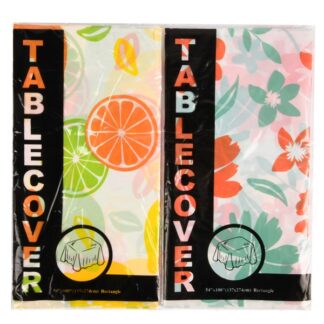 Tablecover Peva Food/Fruit/Floral Print 54X108"
