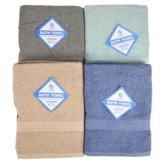 Amber Mills Cotton Bath Towel Asst Col 27X52"