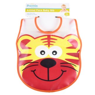 Premia Baby Bib Animal Face Asst