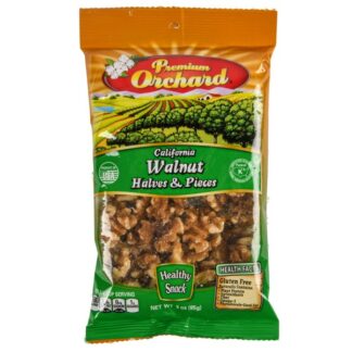 Premium Orchard Walnuts Halves And Pieces 3 Oz