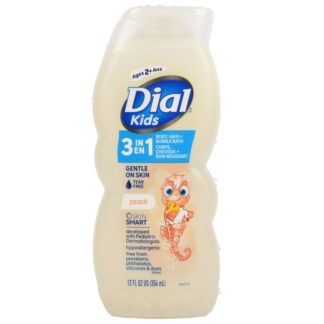 Dial Kids 3 In 1 Peach Scent 12 Oz