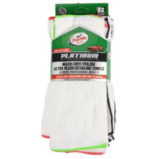 Turtle Wax Platinum Auto Detailing Towels 12X16" 6 Pk