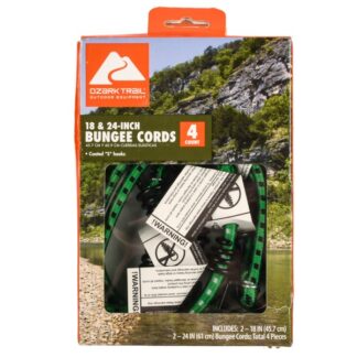 Ozark Trail Bungee Cord Set Asst Size 4 Pc