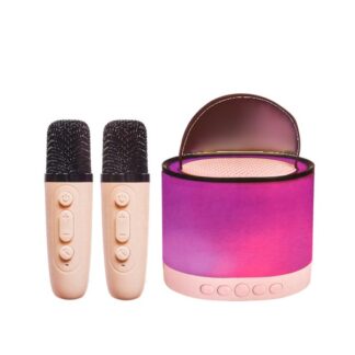Rgb Karaoke Smart Speaker W/2 Microphones