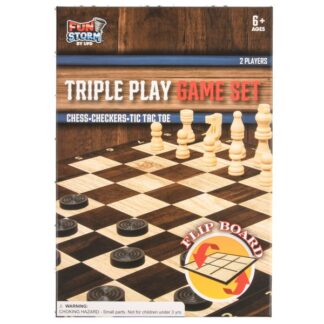 Tripe Play Chess/Checkers/Tic Tac Toe Game