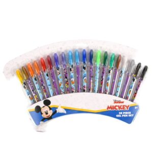 Mickey & Minnie Gel Pens Asst Color 20 Pk
