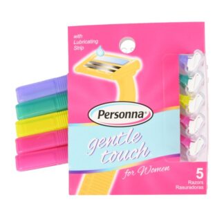 Personna Razor Gentle W/Lubricant 5 Ct